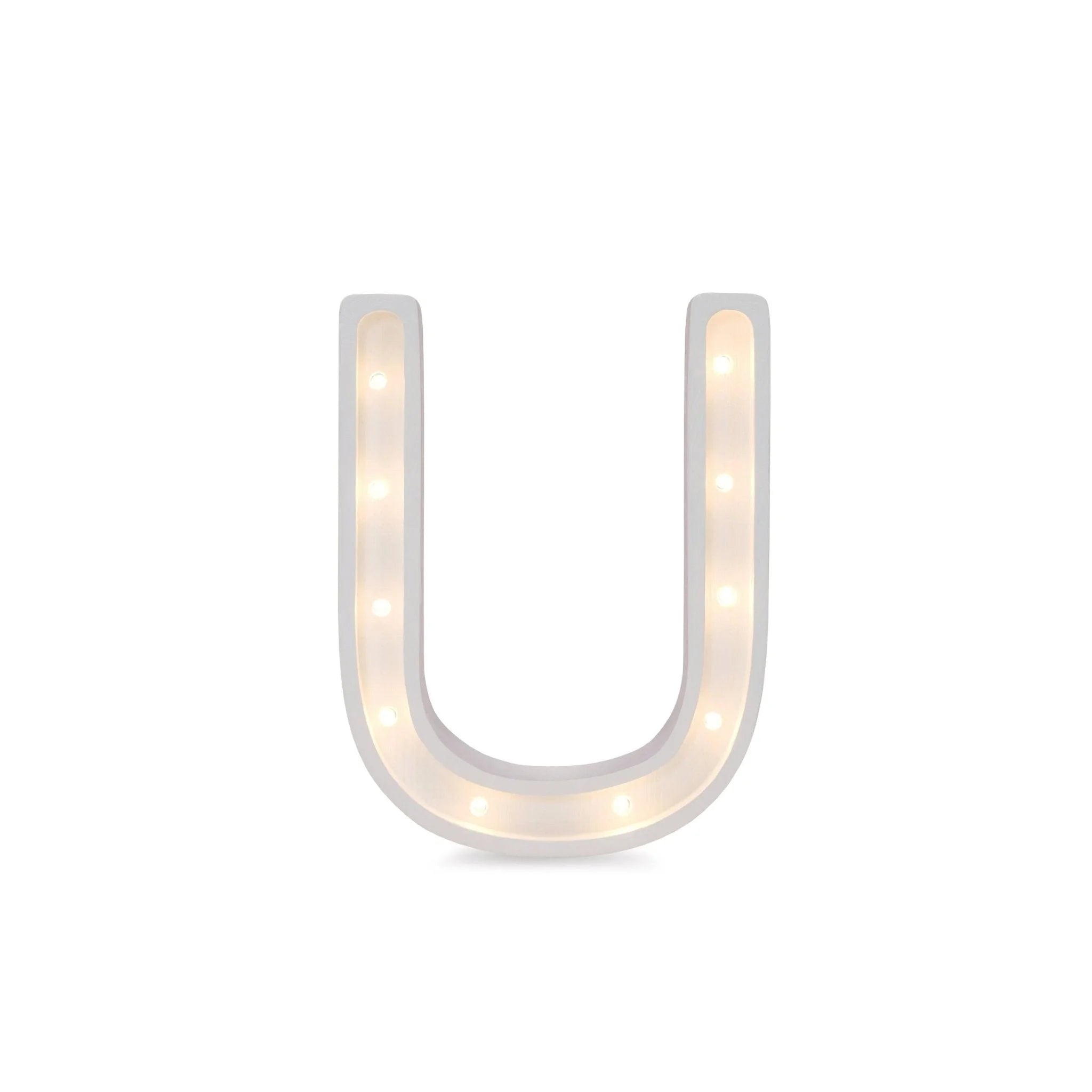Bogstav Mini Lamper A-Z - Træ - Little Lights
