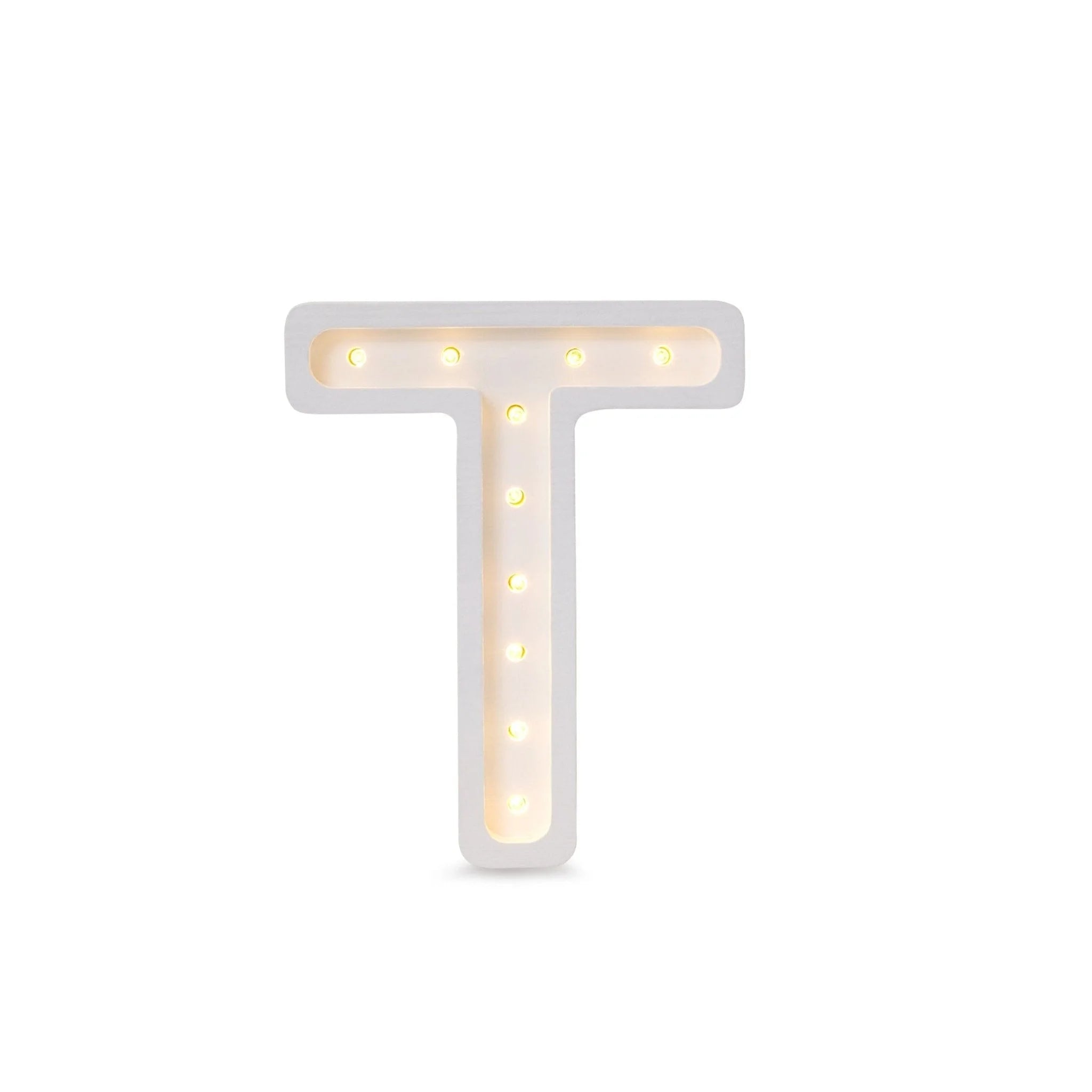 Bogstav Mini Lamper A-Z - Træ - Little Lights