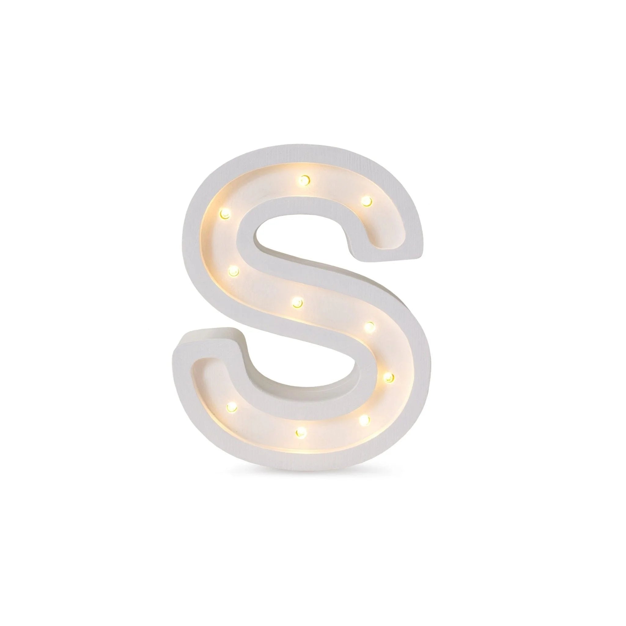 Bogstav Mini Lamper A-z - Træ - Little Lights