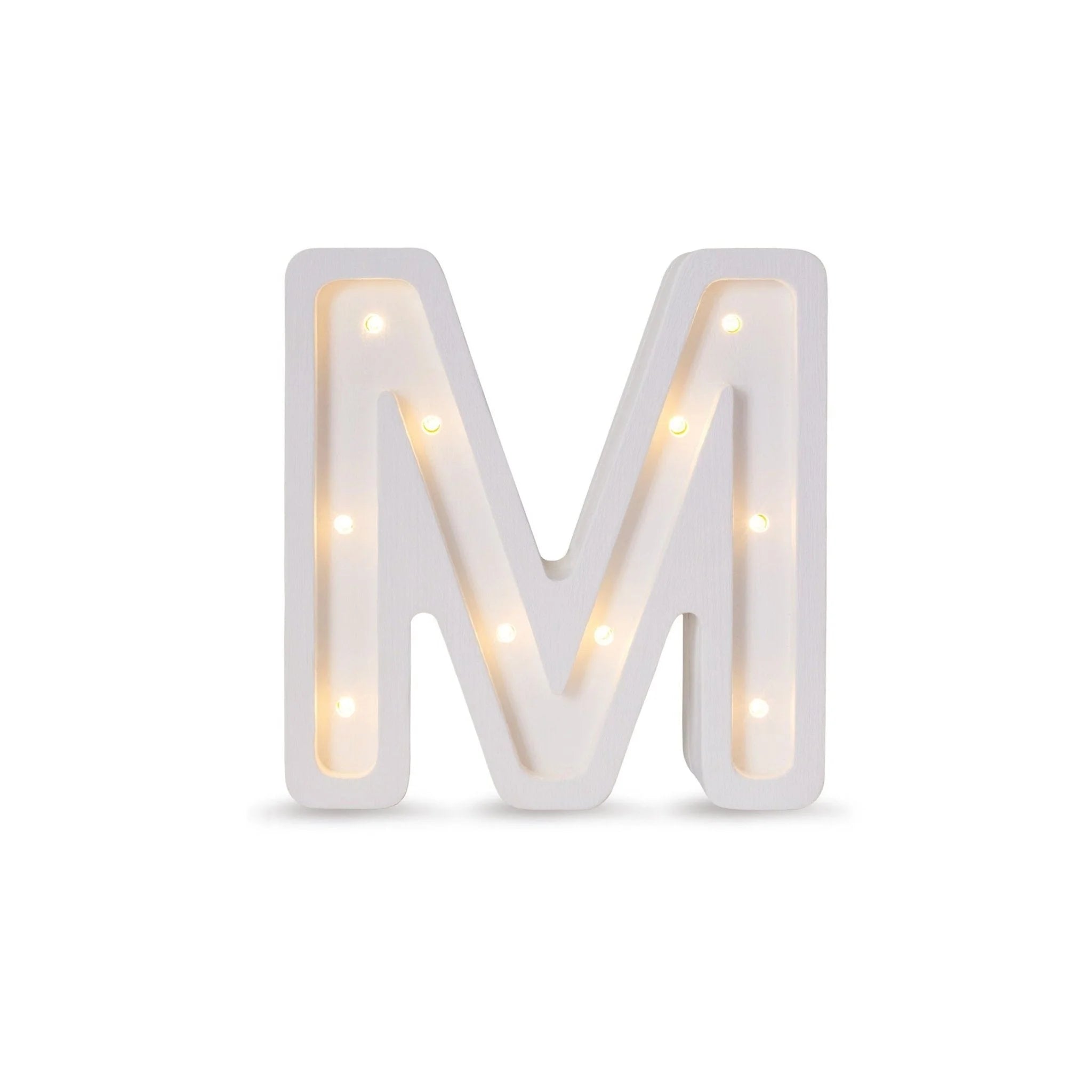 Bogstav Mini Lamper A-Z - Træ - Little Lights