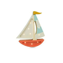 Plachetnica Lampa - Drevené Lampy - Little Lights