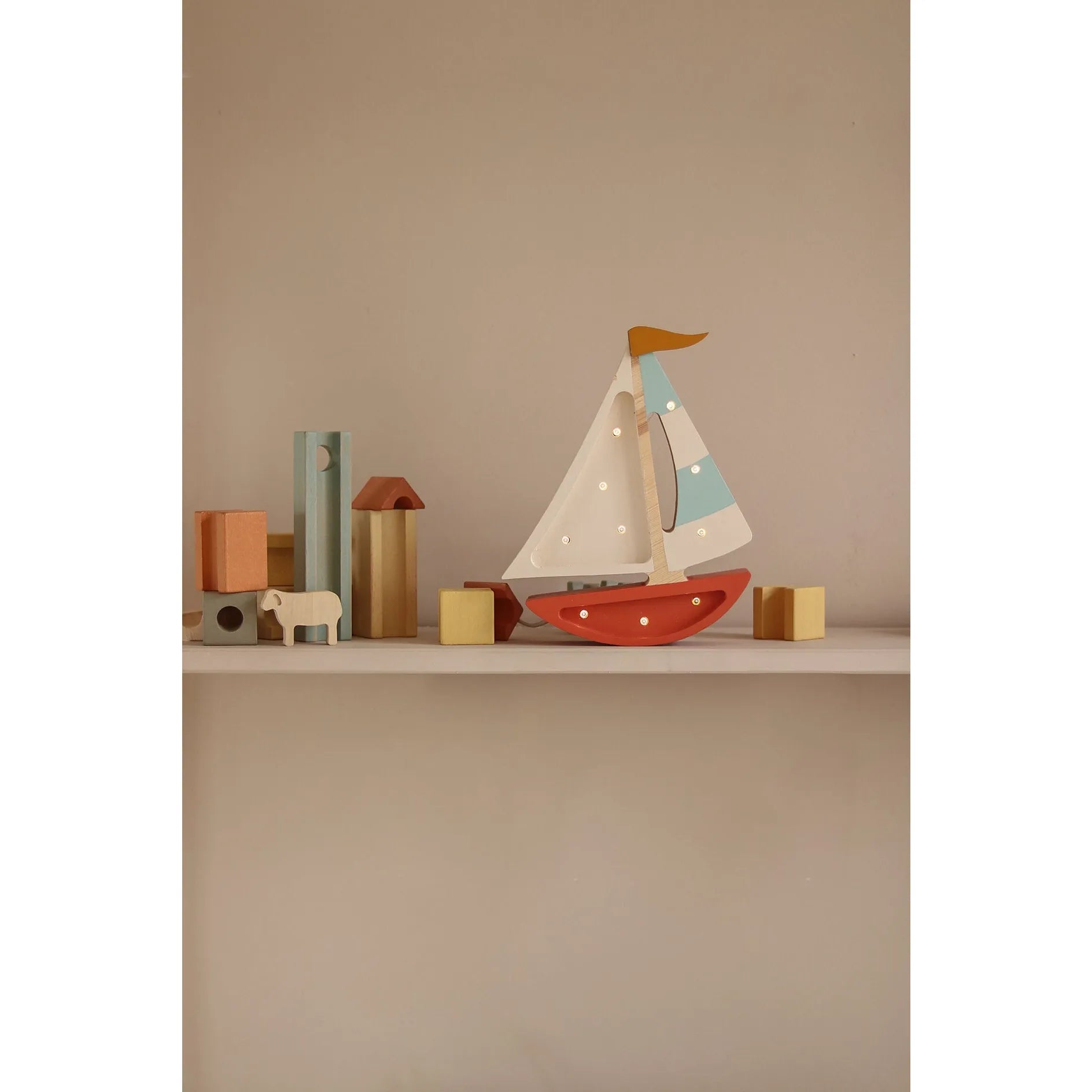 Lampada a vela - Piccole luci - Lampade in legno