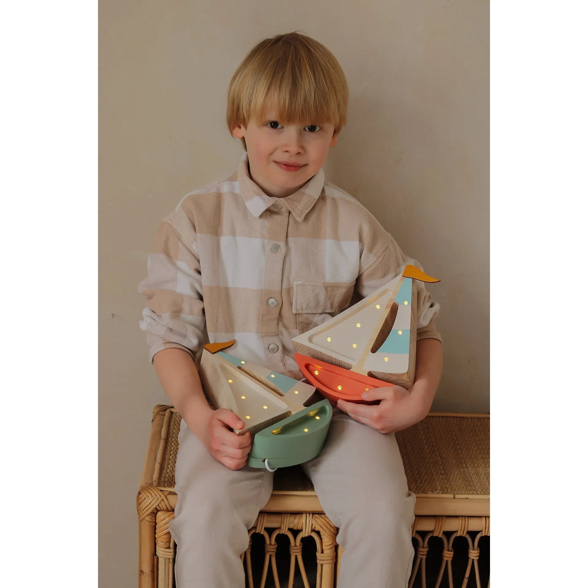 Lampada a vela - Piccole luci - Lampade in legno