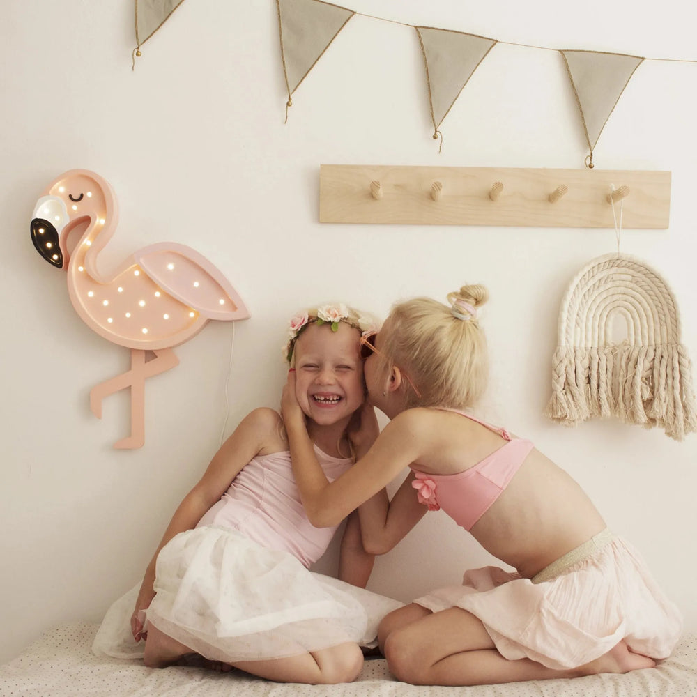 Flamingo Lamp - Little Lights - Wooden Lamps