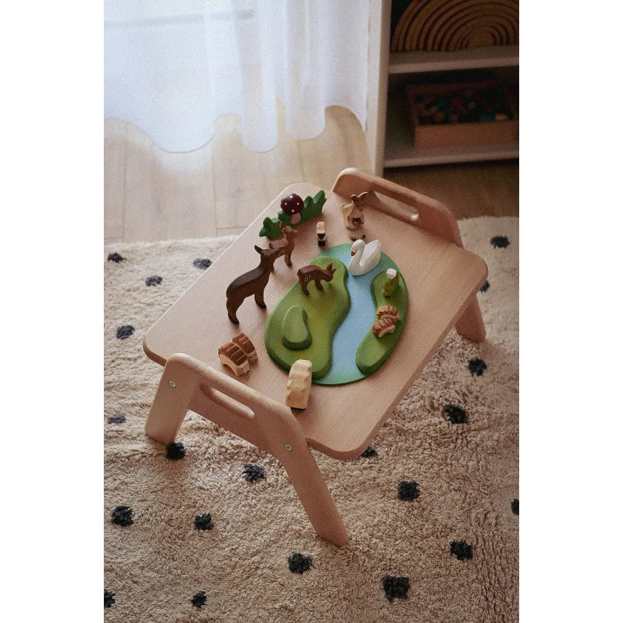 Podlaha Stôl - Montessori Police - Kidozia