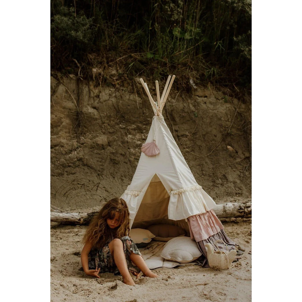 Teepee Tent - with Ruffles - Moi Mili