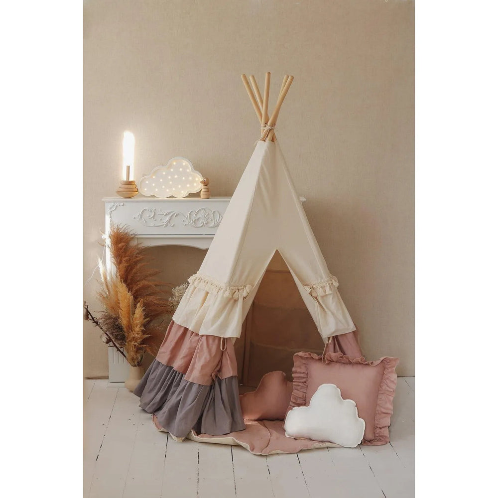 Teepee Tent - with Ruffles - Moi Mili