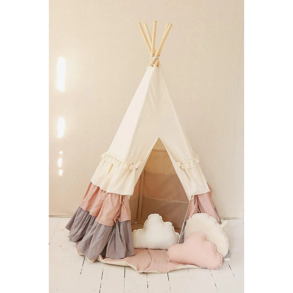 Teepee Tent - with Ruffles - Moi Mili