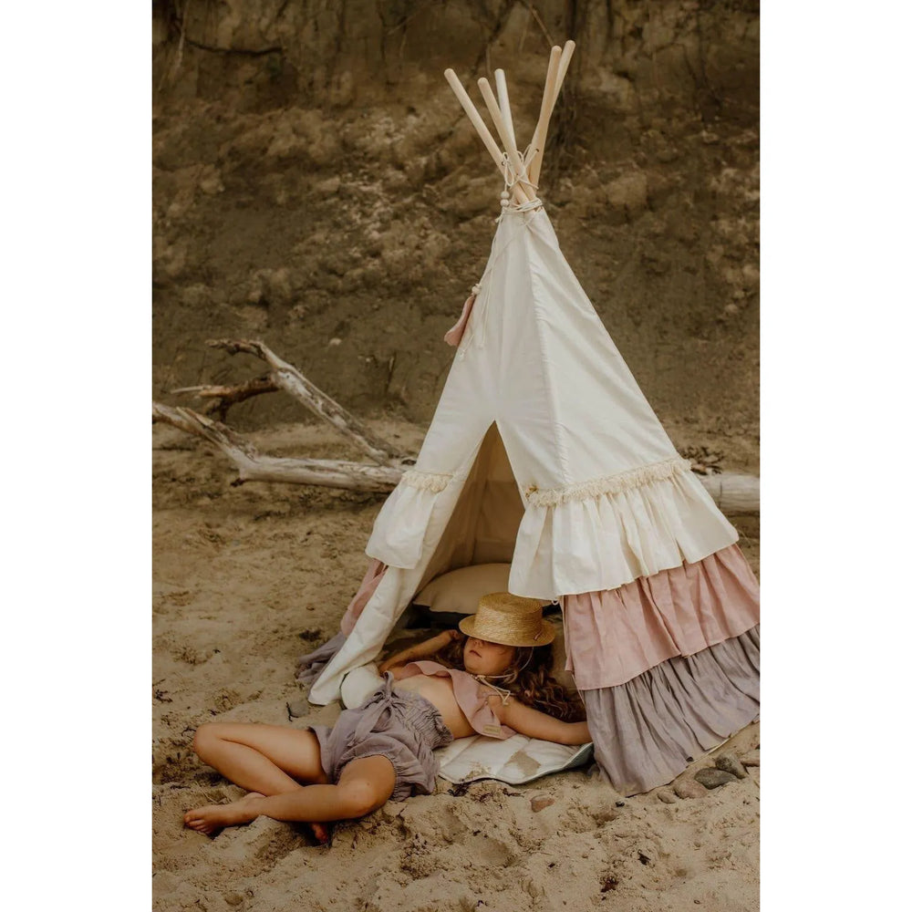 Teepee Tent - with Ruffles - Moi Mili