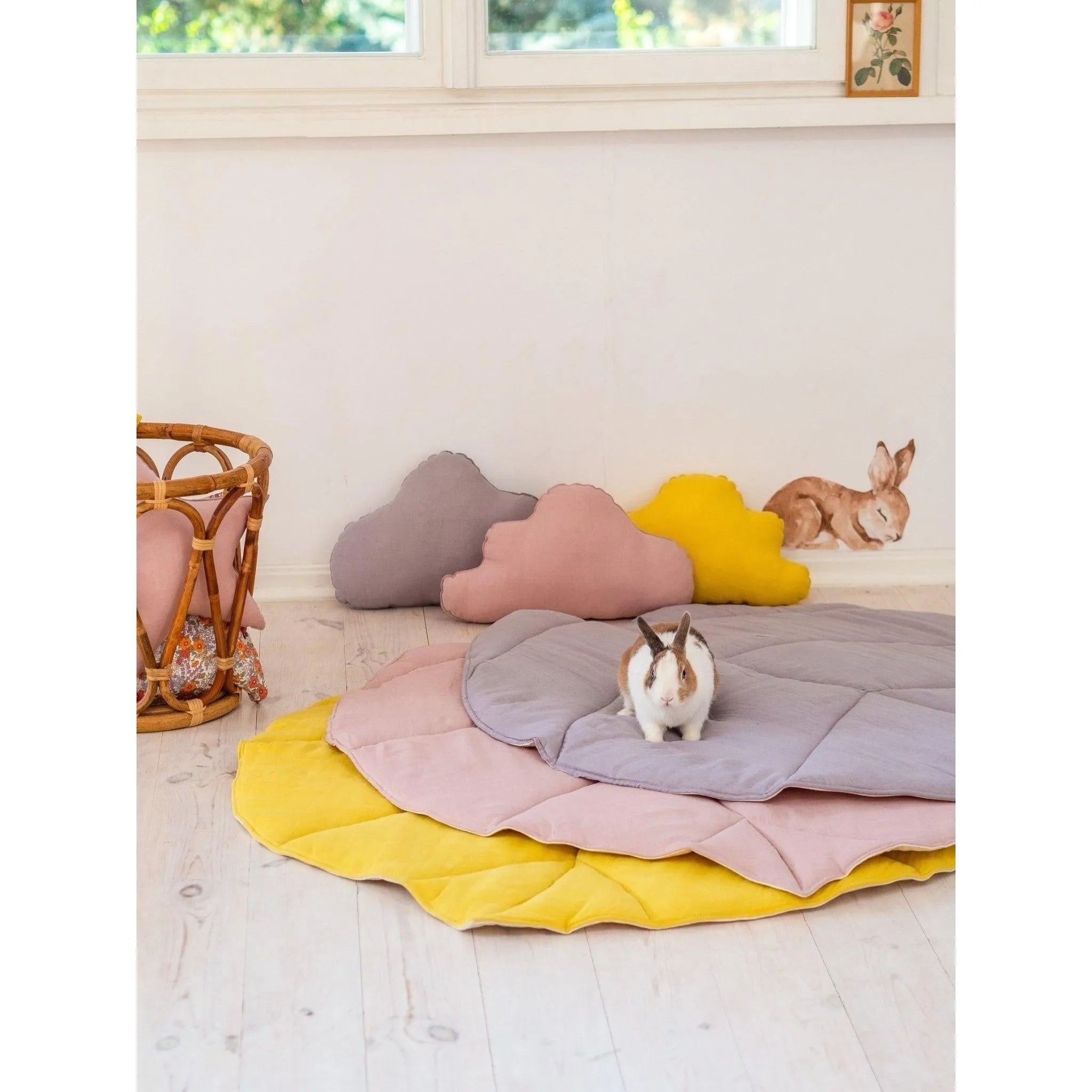 Powder Pink Linen Leaf Pad - Moi Mili - Pads