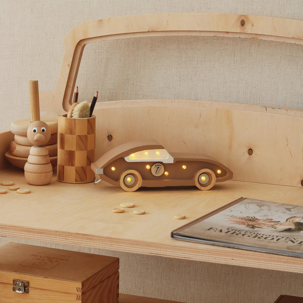 Rennwagenlampe Mini - Kleine Lichter - Holzlampen