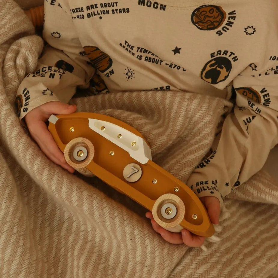 Rennwagenlampe Mini - Kleine Lichter - Holzlampen