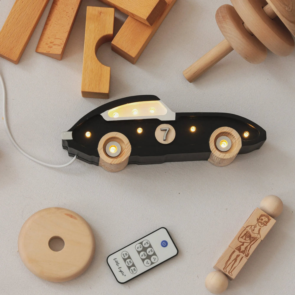 Rennwagenlampe Mini - Kleine Lichter - Holzlampen