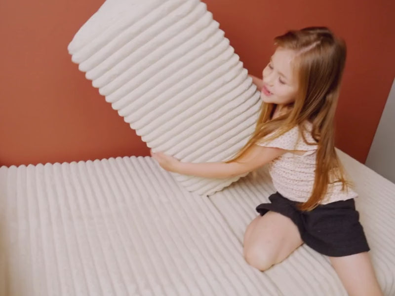 Sedacia hracia súprava - PLAY SOFA PURE CORDUROY WAFFLE