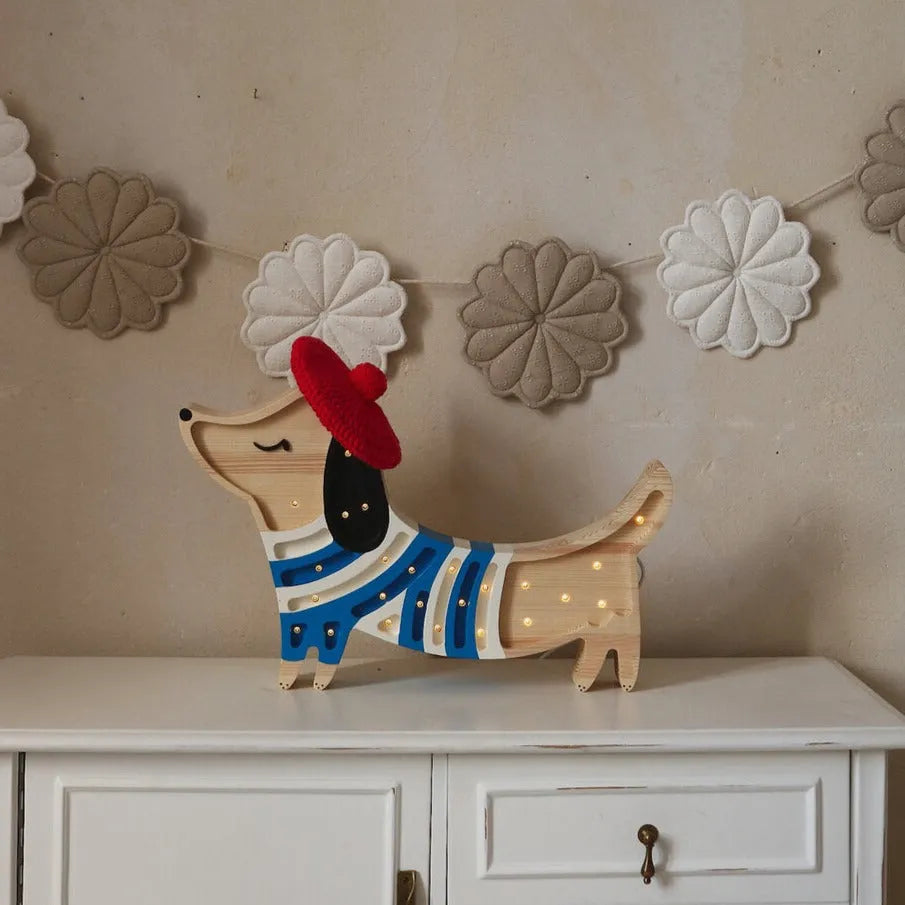 Dog Lamp - Little Lights - Wooden Lamps