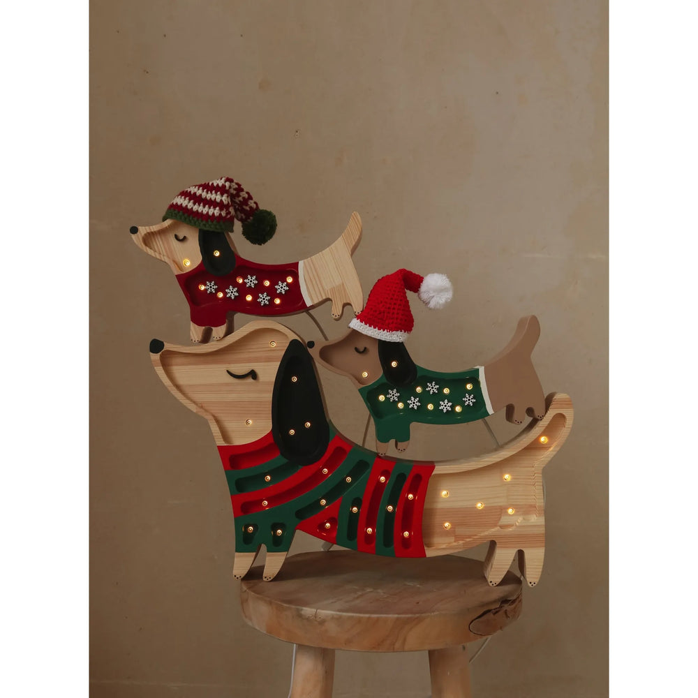 Dog Lamp - Little Lights - Wooden Lamps