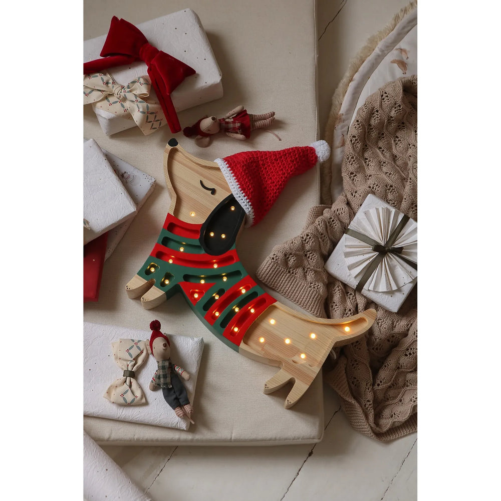 Dog Lamp - Little Lights - Wooden Lamps