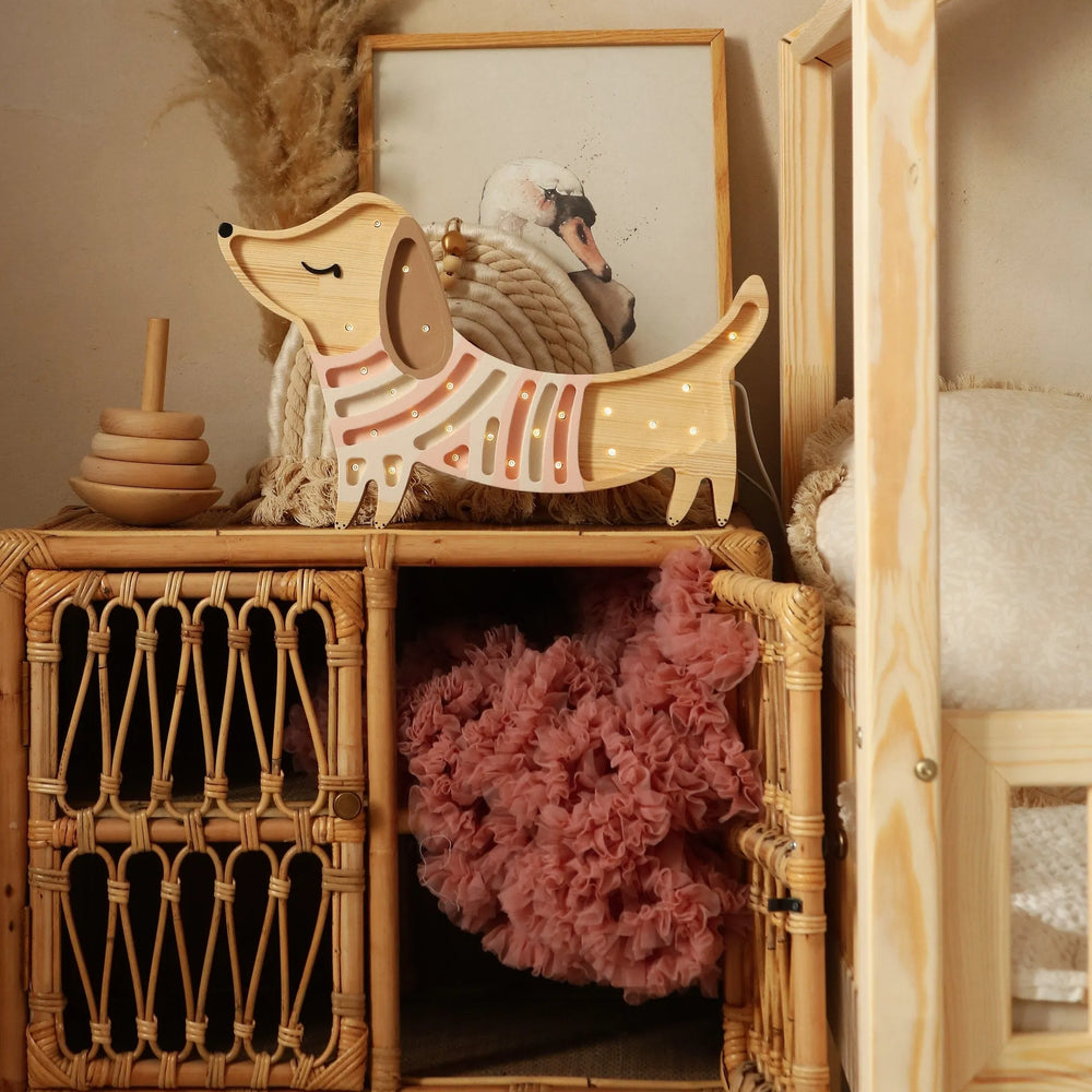 Dog Lamp - Little Lights - Wooden Lamps