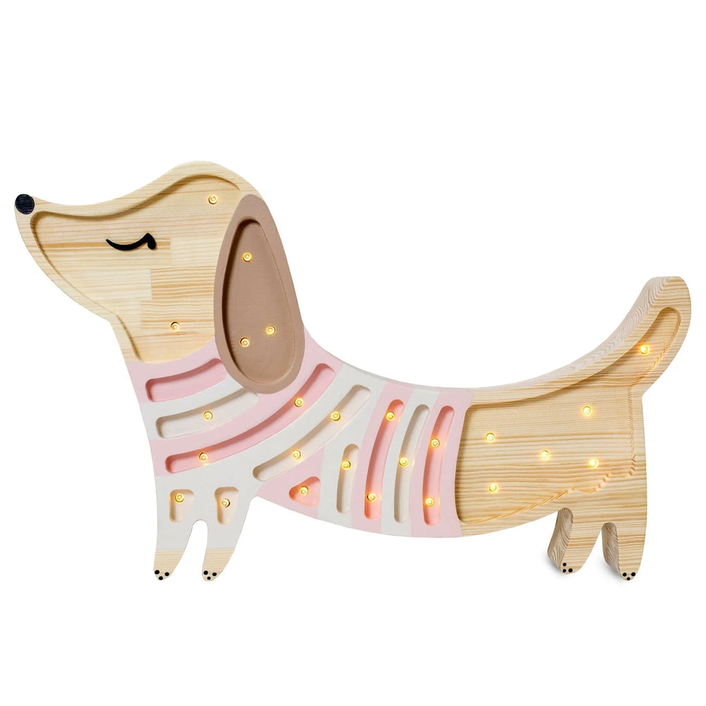 Dog Lamp - Little Lights - Wooden Lamps
