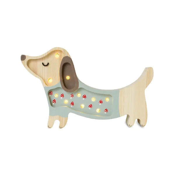 Lámpara de perro mini - Pequeñas luces - Lámparas de madera