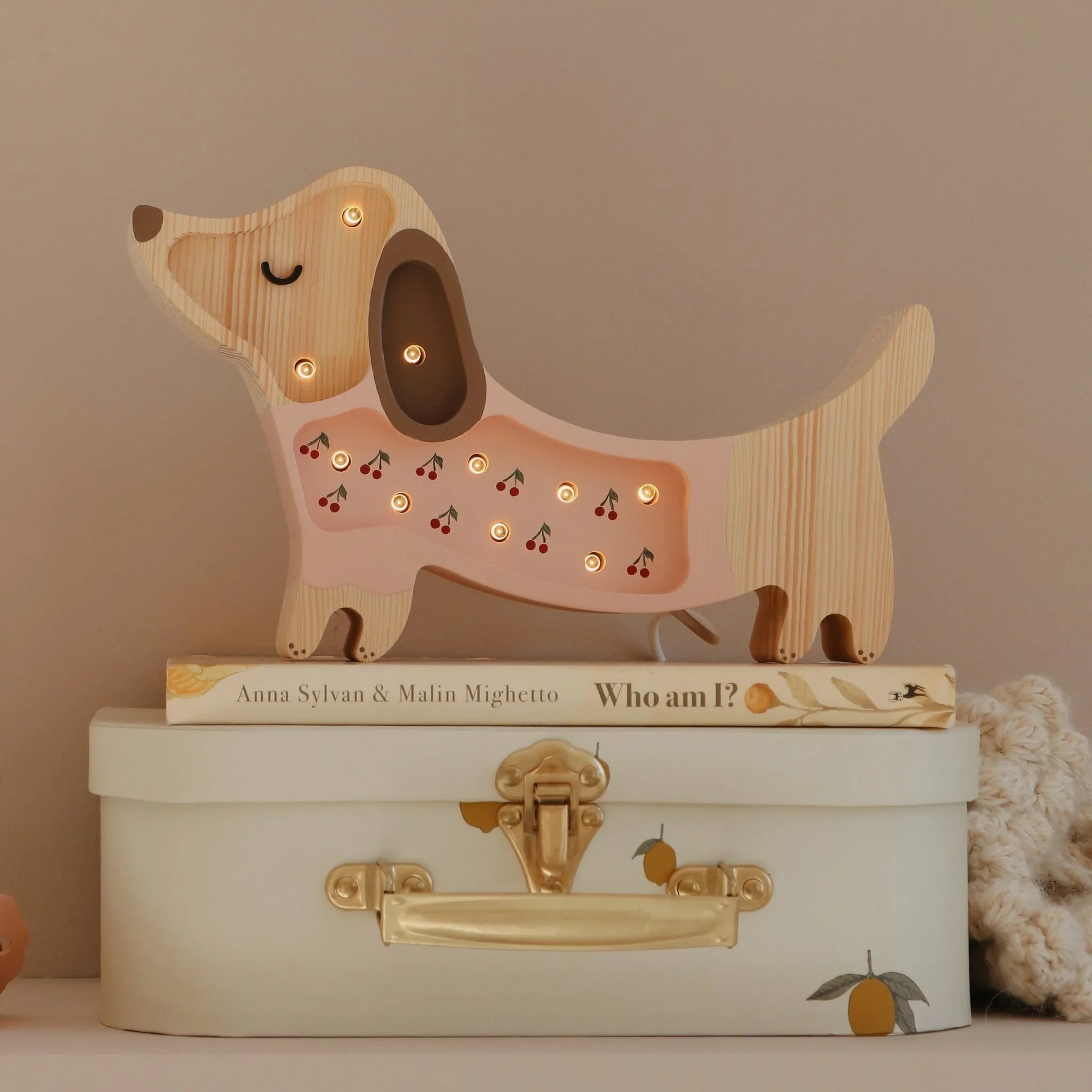 Lámpara de perro mini - Pequeñas luces - Lámparas de madera