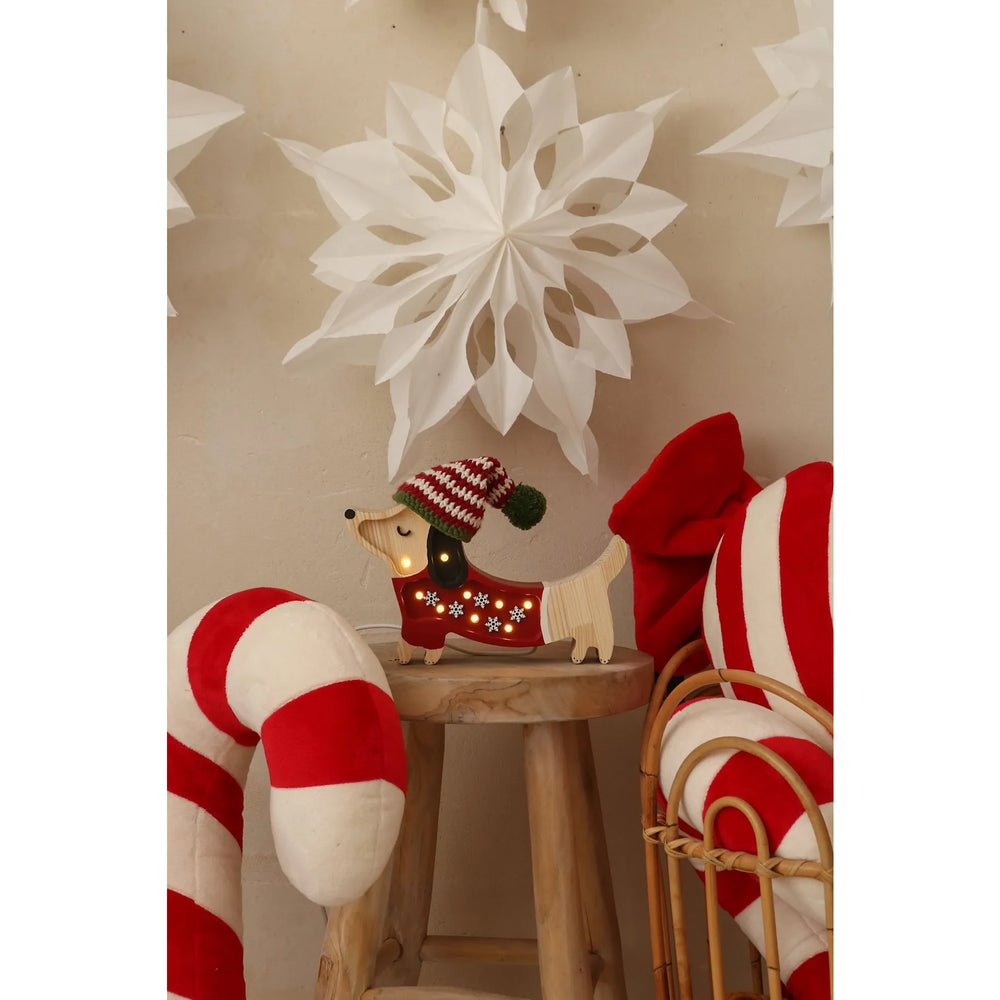 Lámpara de perro mini - Pequeñas luces - Lámparas de madera