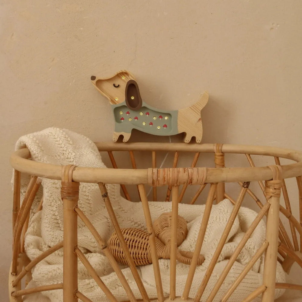 Lámpara de perro mini - Pequeñas luces - Lámparas de madera