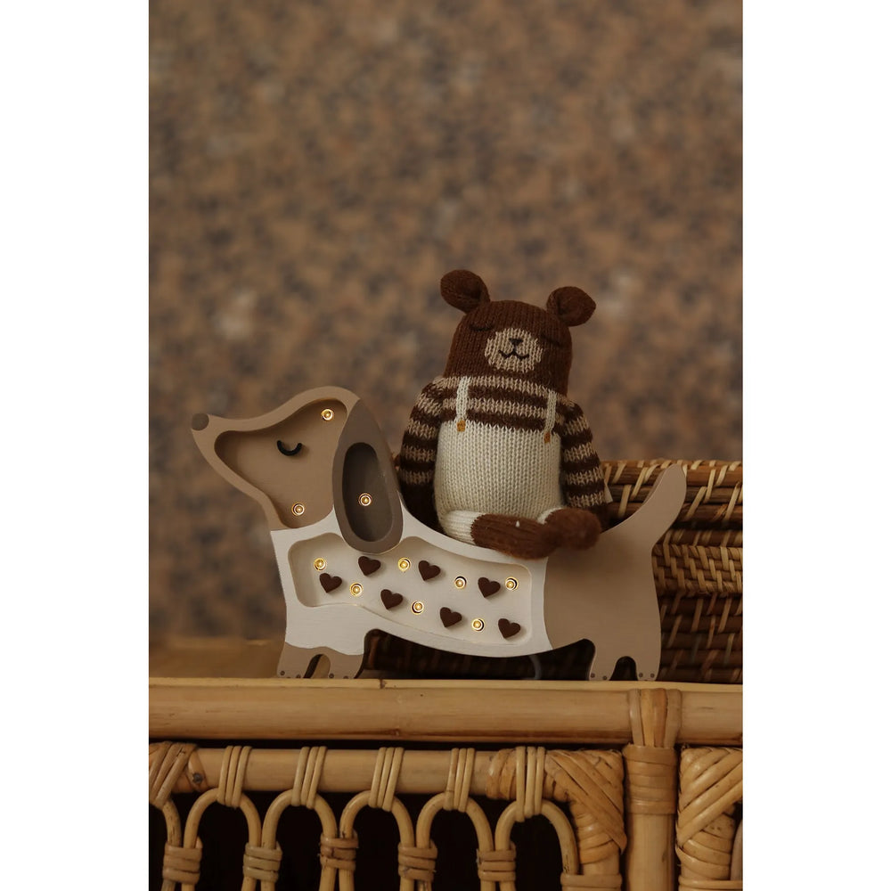 Lámpara de perro mini - Pequeñas luces - Lámparas de madera