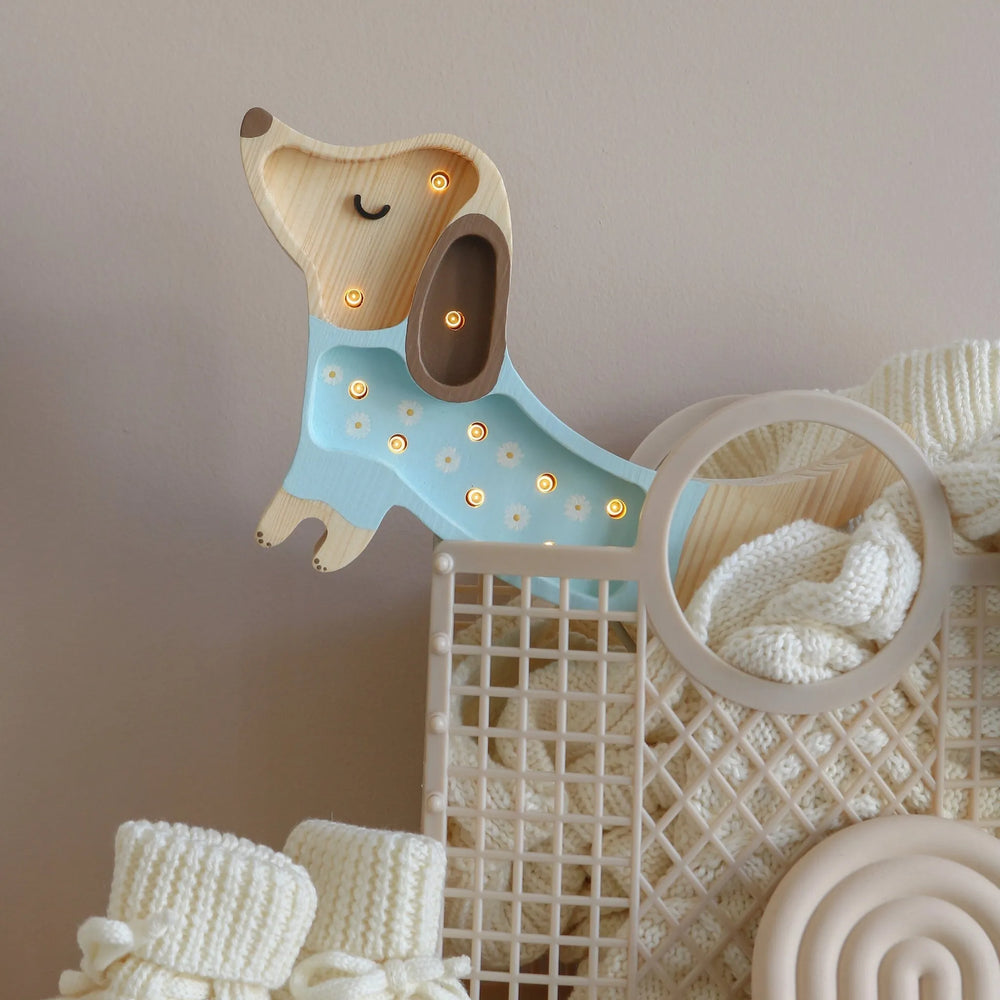 Lámpara de perro mini - Pequeñas luces - Lámparas de madera