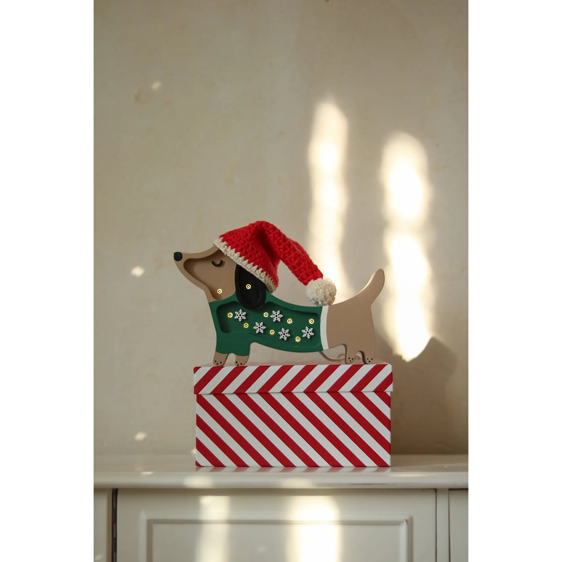 Lámpara de perro mini - Pequeñas luces - Lámparas de madera