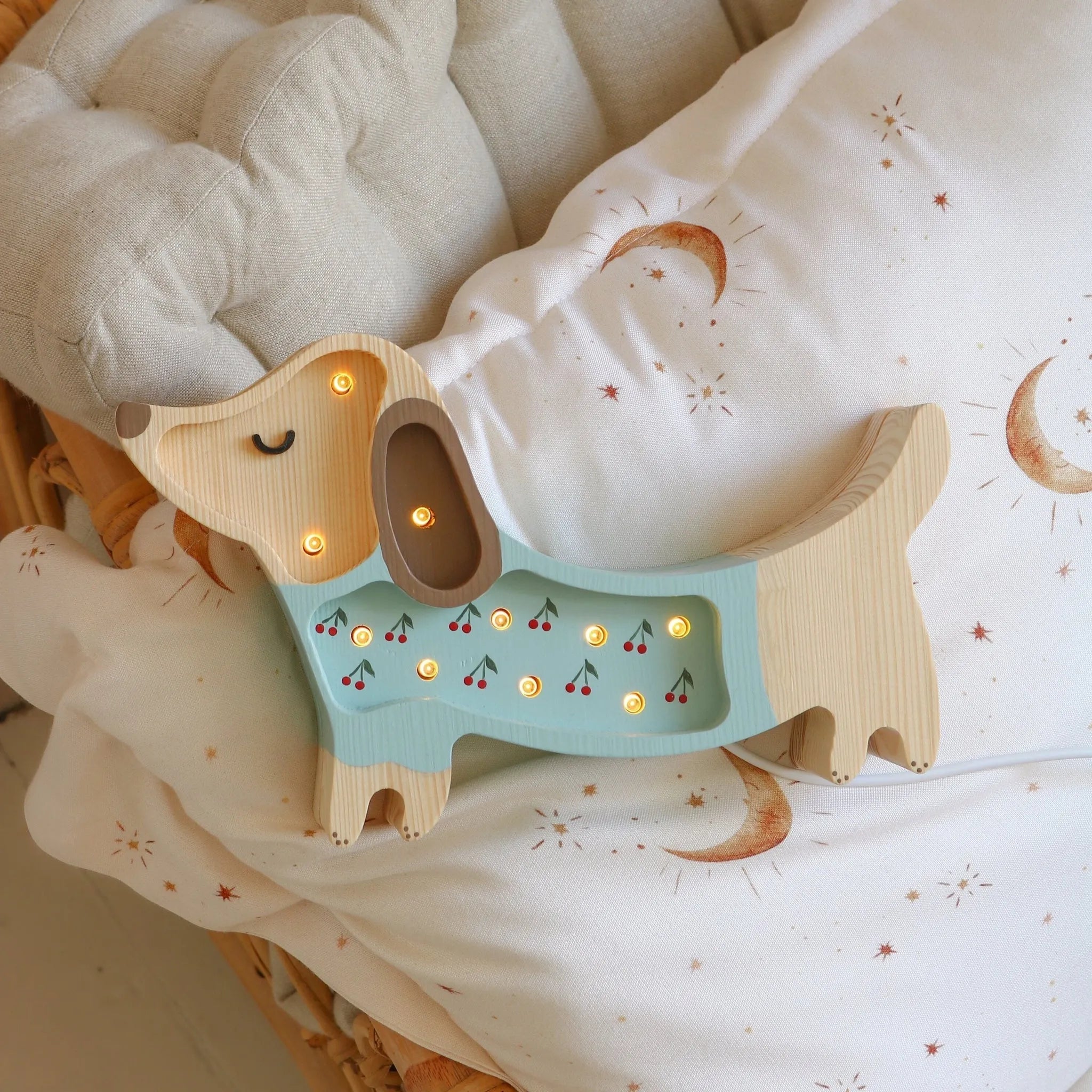 Lámpara de perro mini - Pequeñas luces - Lámparas de madera