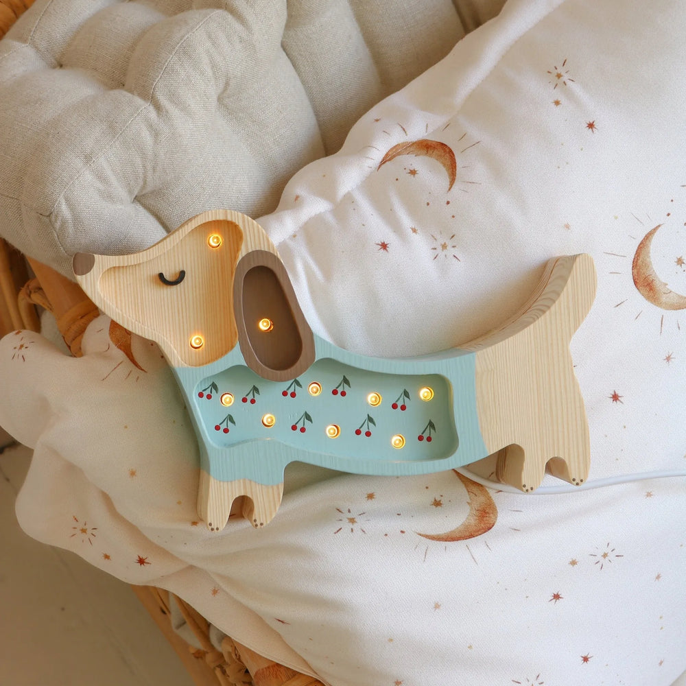 Lámpara de perro mini - Pequeñas luces - Lámparas de madera