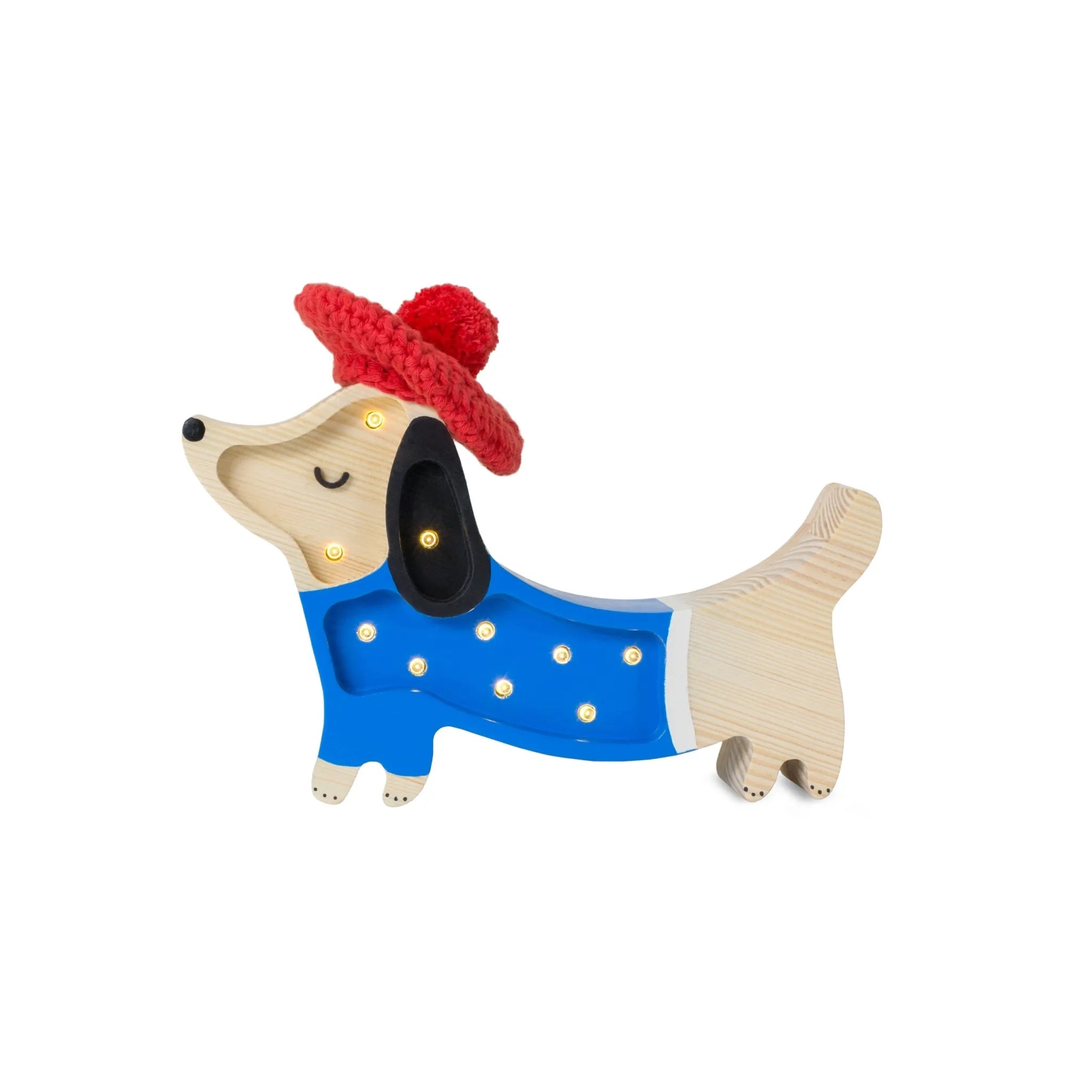 Lámpara de perro mini - Pequeñas luces - Lámparas de madera