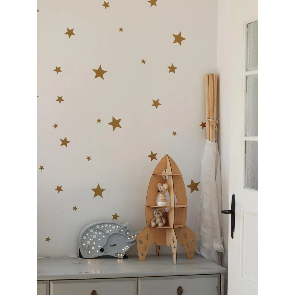 Rocket Shelf - DIY Wooden Decoration - Wall Mounted - Cut It Now