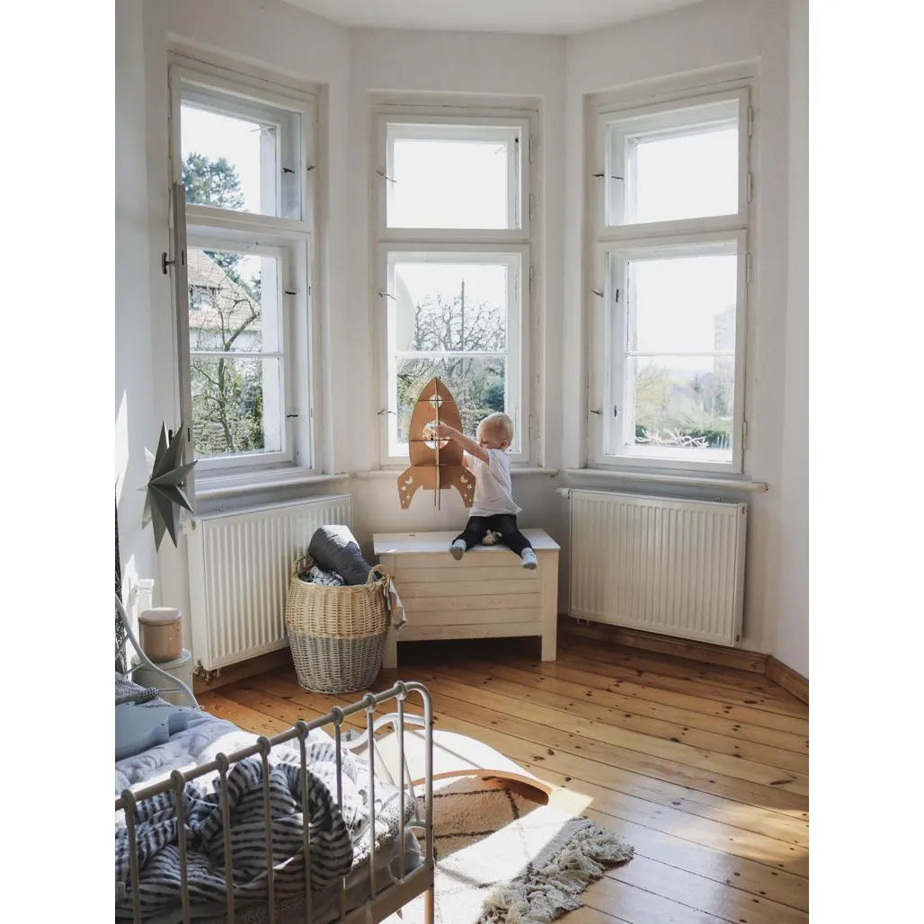 Rocket Shelf - DIY Wooden Decoration - Wall Mounted - Cut It Now