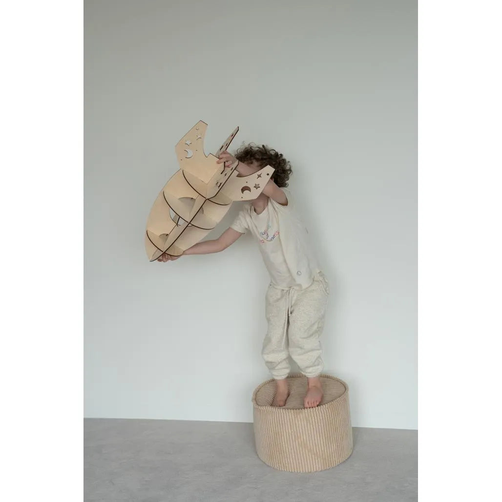 Rocket Shelf - DIY Wooden Decoration - Wall Mounted - Cut It Now