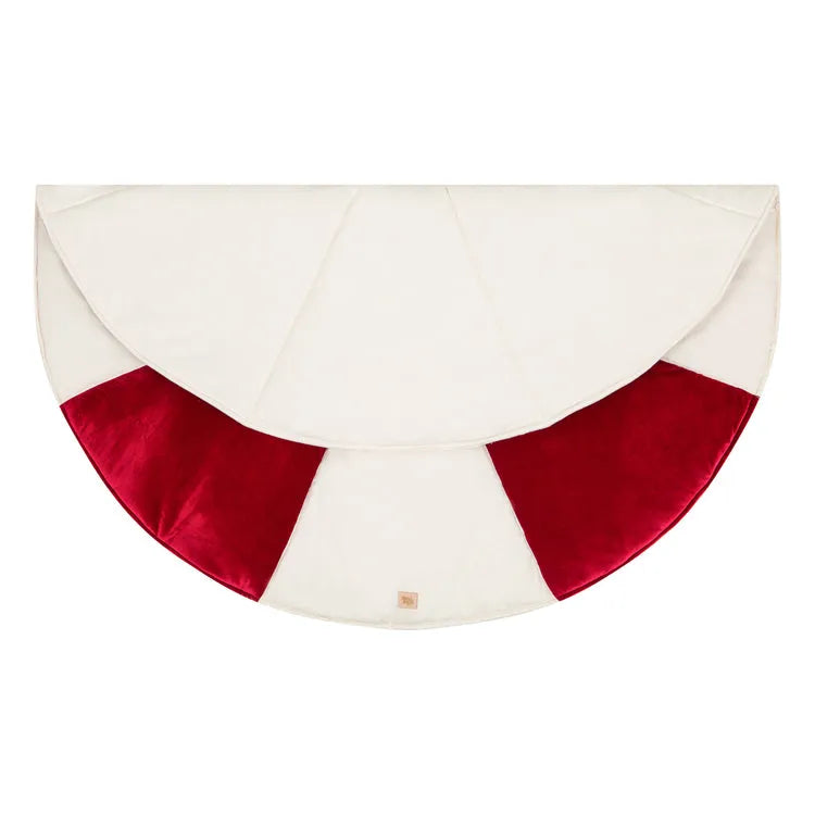 Vianočná Okrúhla Patchworková Podložka - Moi Mili - Podložky