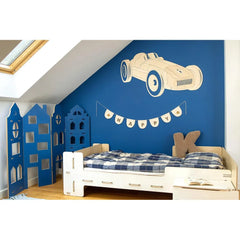 Retro Car - Formula 1 Wooden Wall Decoration Size s - 105cmx57cm - Wall Decorations - Cut It Now