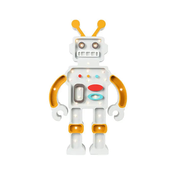 Lampe robot - Petites lumières - Lampes en bois