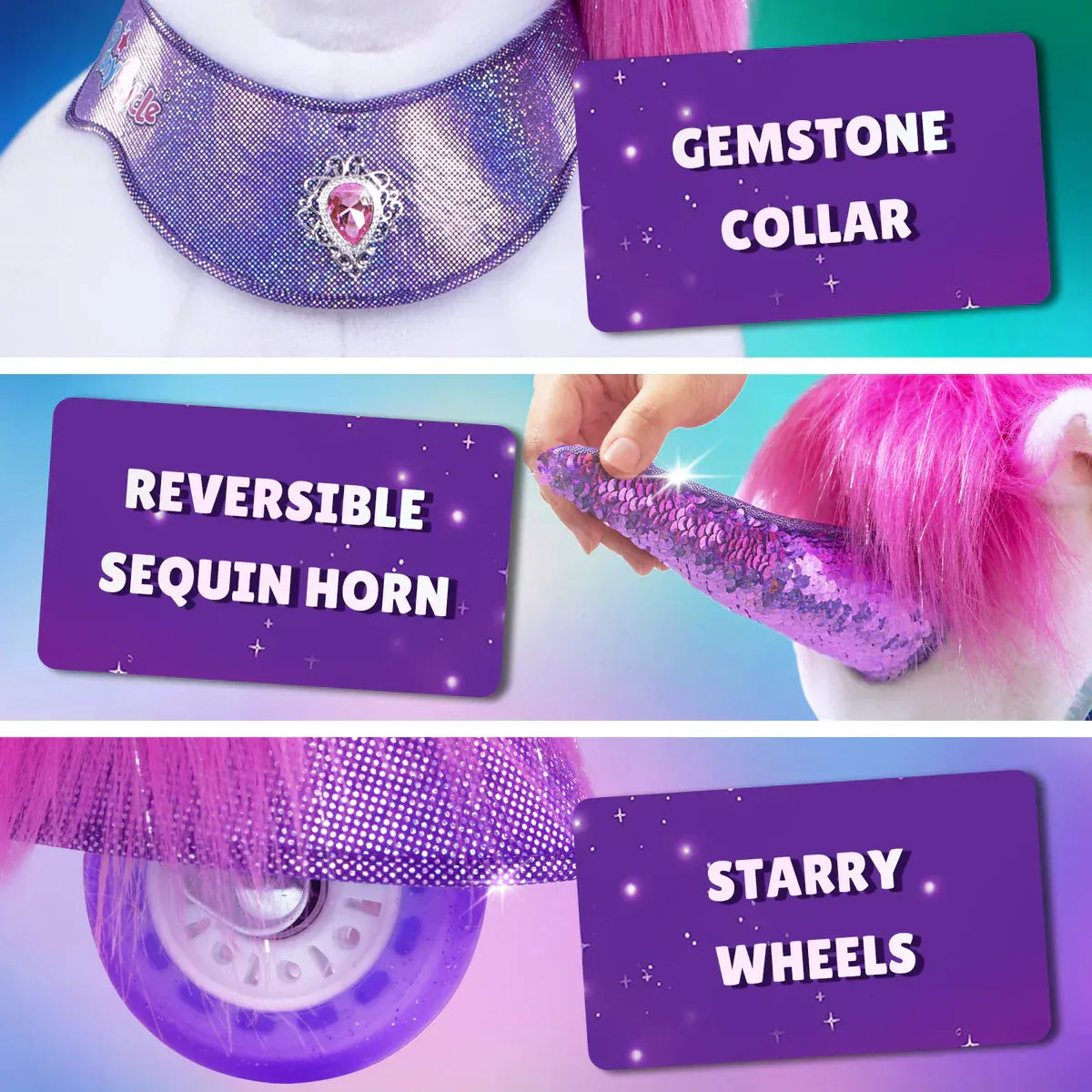 Jazdecký Jednorožec - Ružový - Model y - Jazdecké Koníky - Ponycycle