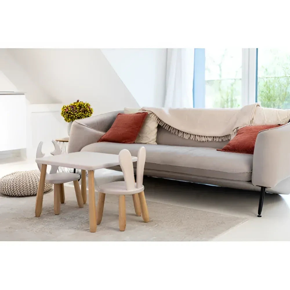 Holz-Kinderset Natur White Wild - Holz- und Kunststoffsets - Kidozia