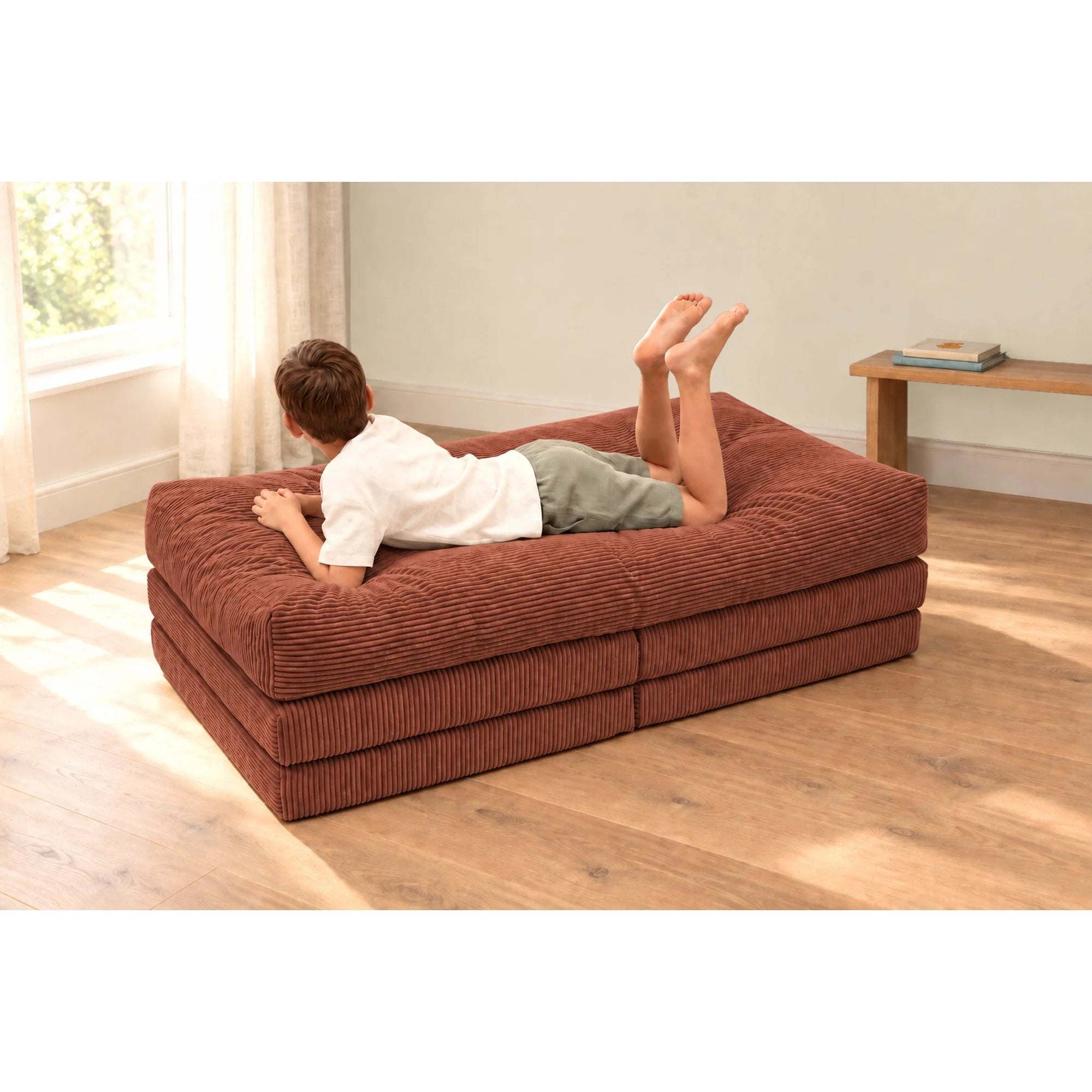 Menčestrový Sedací Vak Futon - Futónový - Shappy