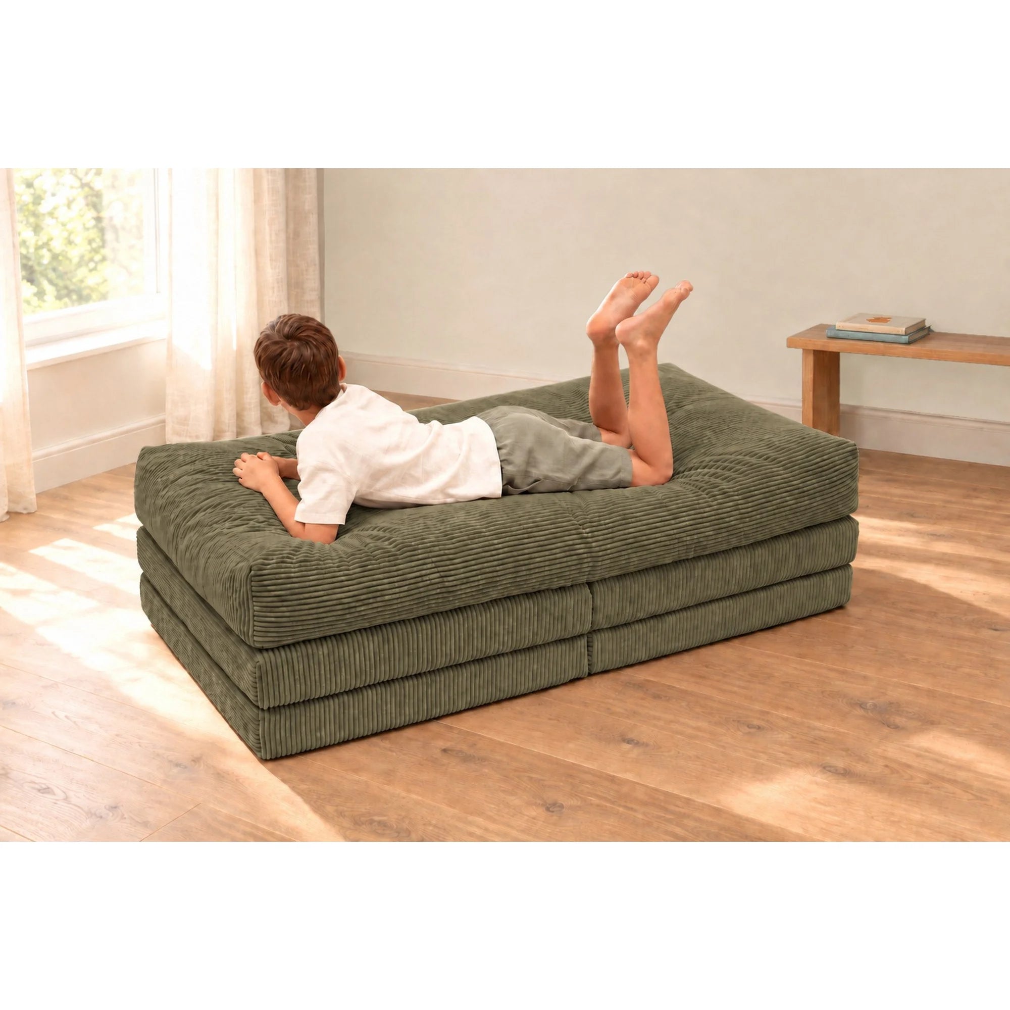 Menčestrový Sedací Vak Futon - Futónový - Shappy