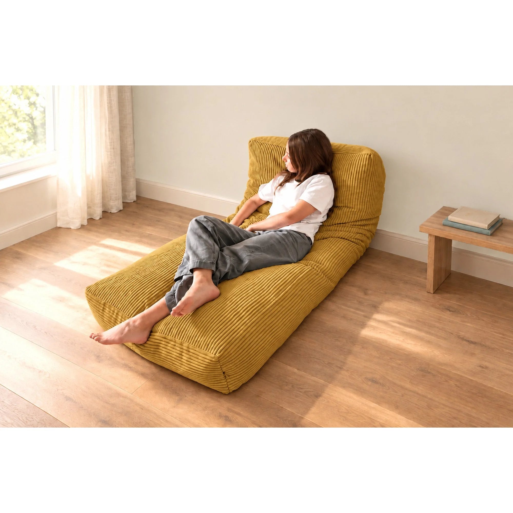 Menčestrový Sedací Vak Futon - Futónový - Shappy