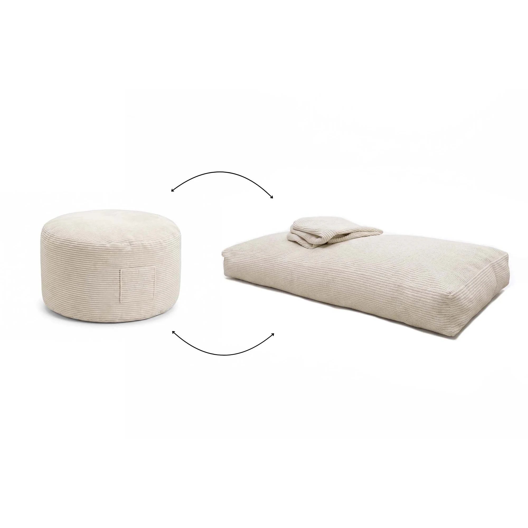 Menčestrový Sedací Vak Futon - Futónový - Shappy
