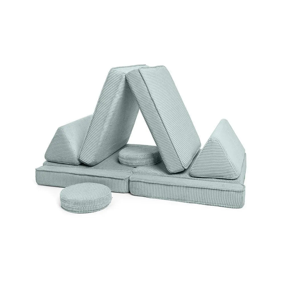 Set da gioco per divano - Velluto a coste originale - Menta piperita - Set di divani - Shappy