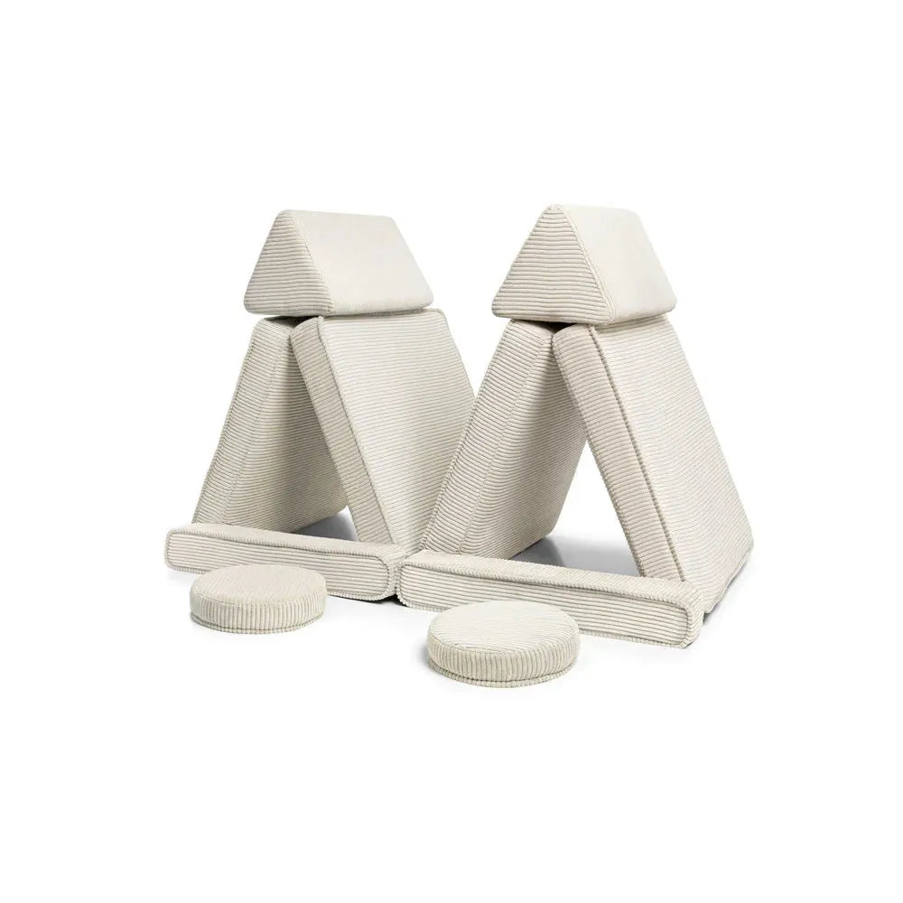 Set da gioco per divani - Velluto a coste originale - Vaniglia - Set di divani - Shappy