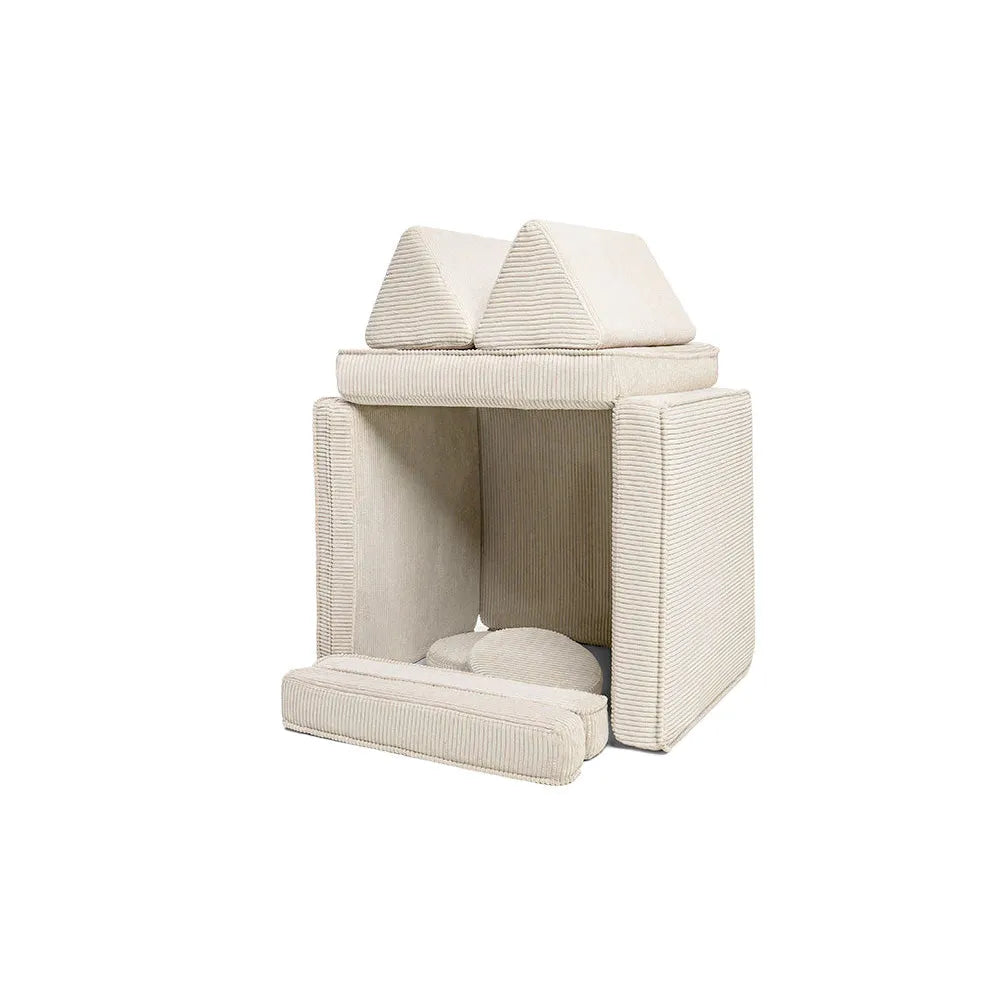 Set da gioco per divani - Velluto a coste originale - Vaniglia - Set di divani - Shappy