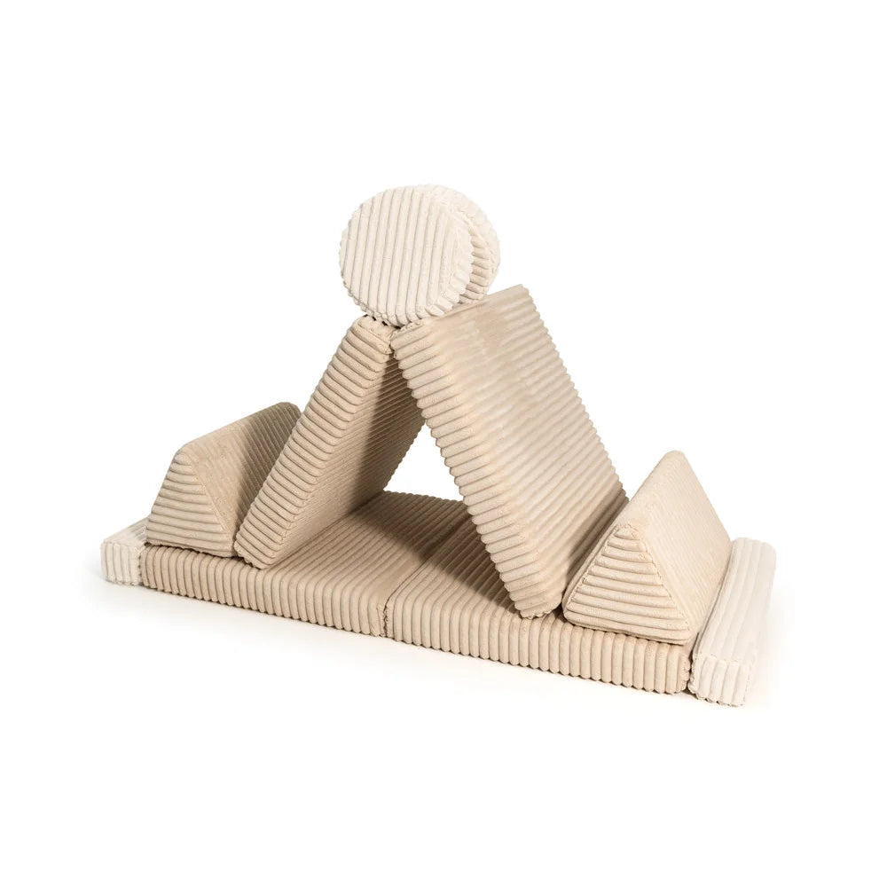 Sedacia Hracia Súprava - Play Sofa Pure Corduroy Waffle - Sedacie Súpravy - Shappy