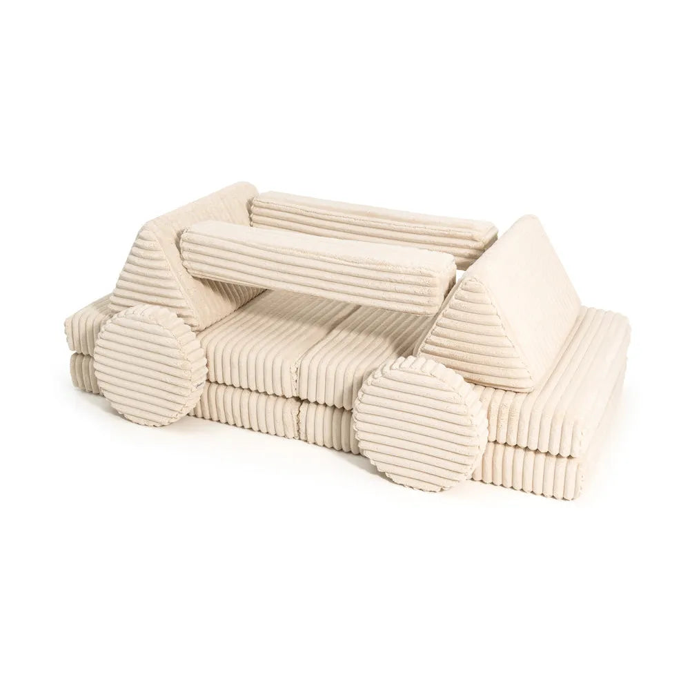 Sedacia Hracia Súprava - Play Sofa Pure Corduroy Waffle - Sedacie Súpravy - Shappy